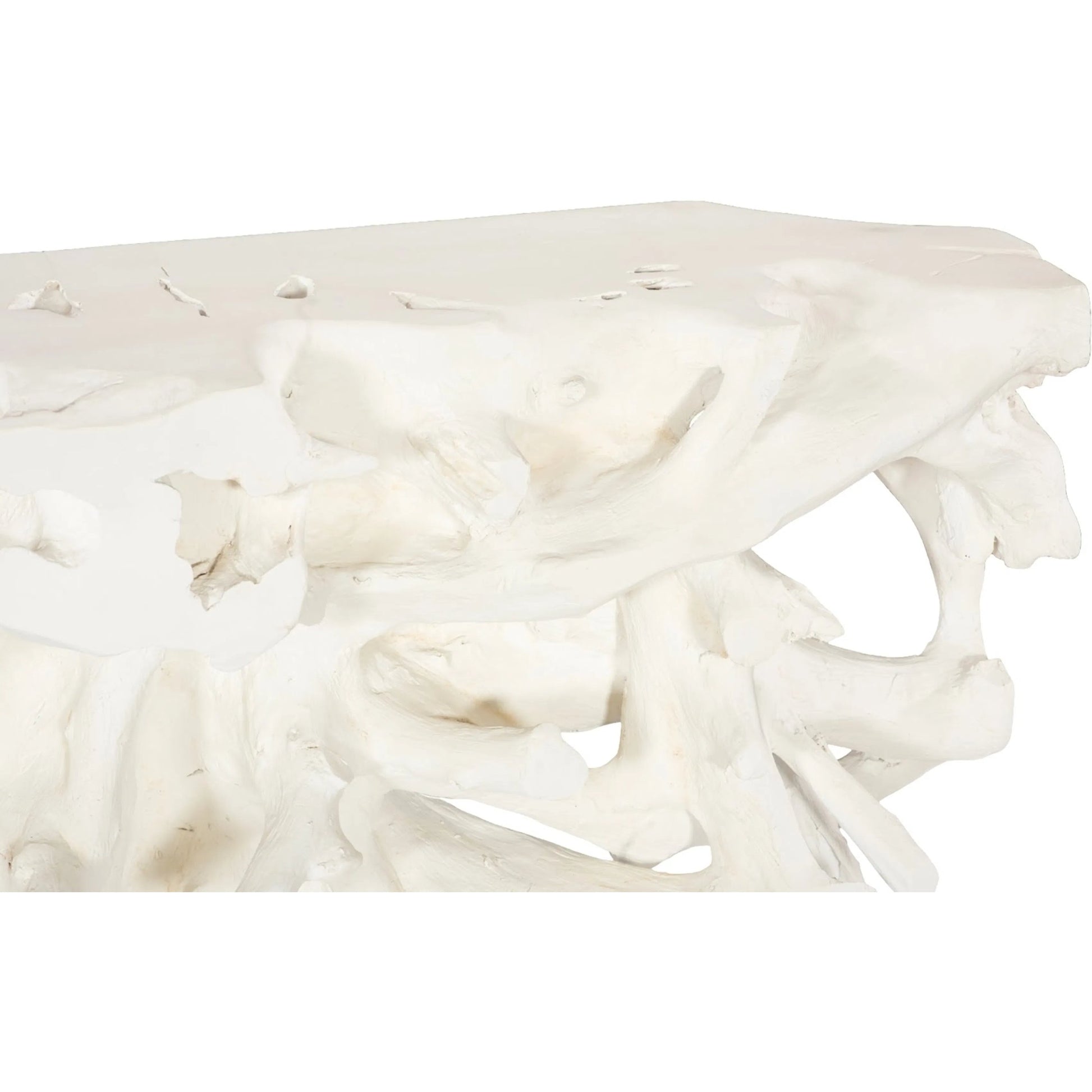 Beau Cast Root Console Table by Phillips Collection. Made from resin in a coastal style.