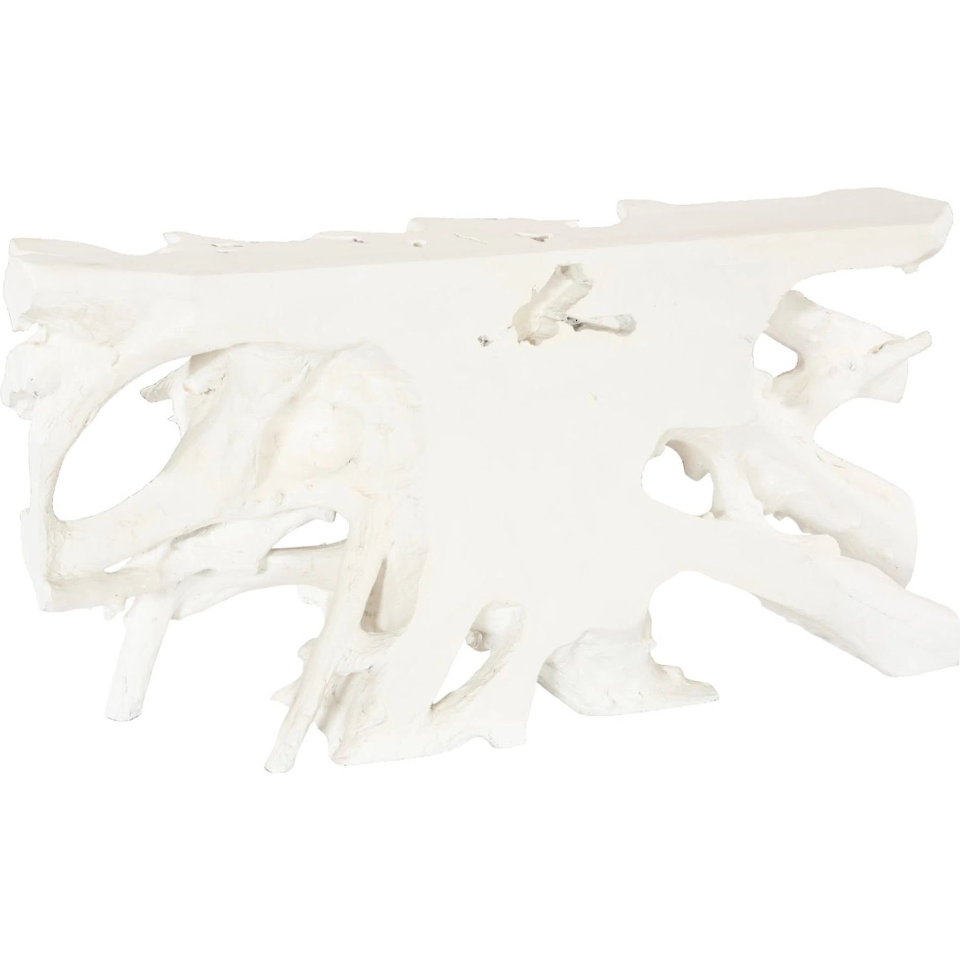 Beau Cast Root Console Table by Phillips Collection. Made from resin in a coastal style.
