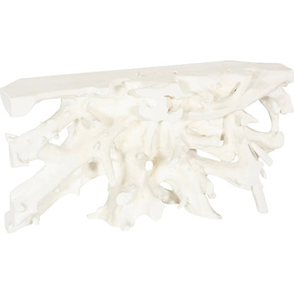 Beau Cast Root Console Table by Phillips Collection. Made from resin in a coastal style.