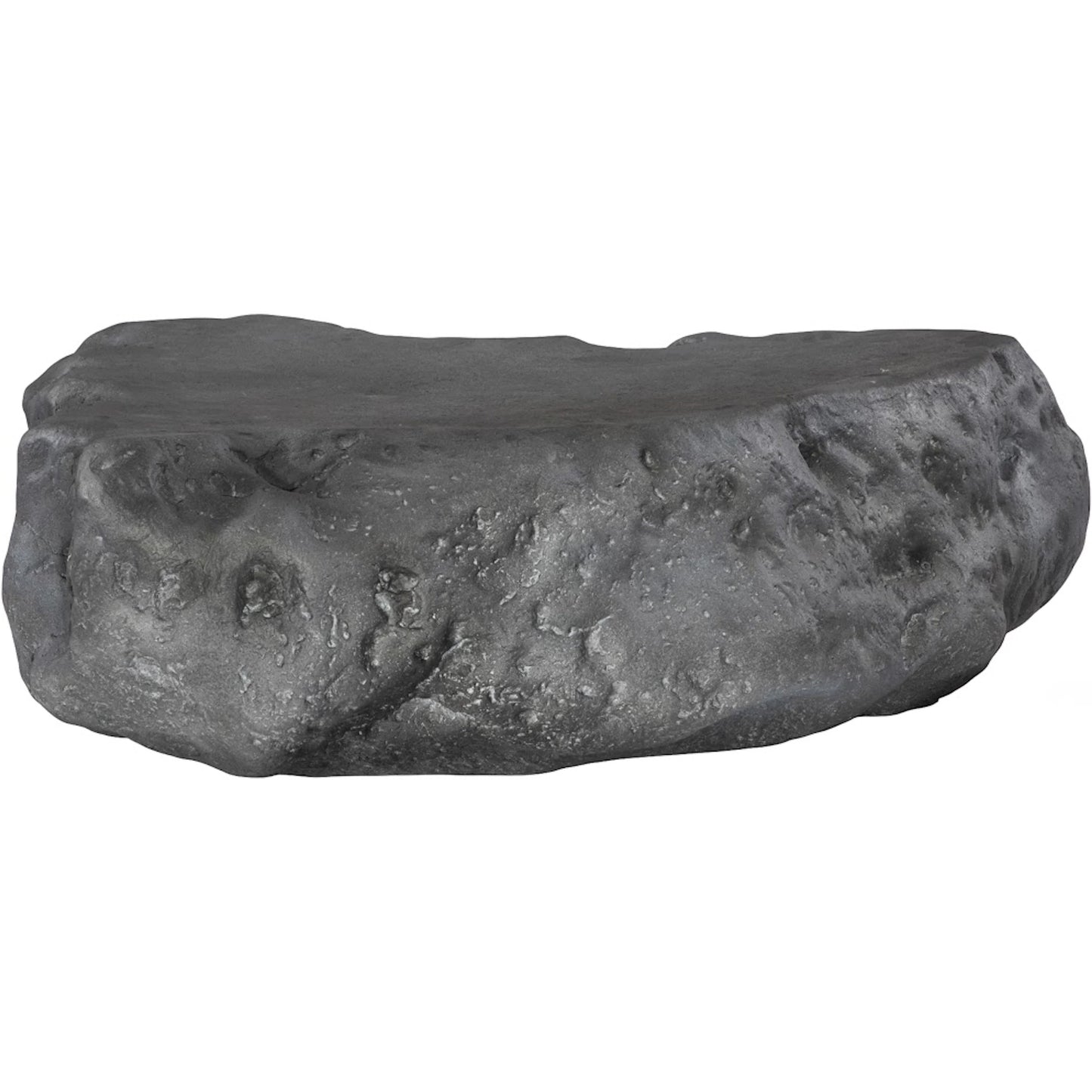 007 SI-2445374 | Additional Silo | Cast Boulder Coffee Table by Phillips Collection in gray and charcoal stone. Made from resin in a unique style.