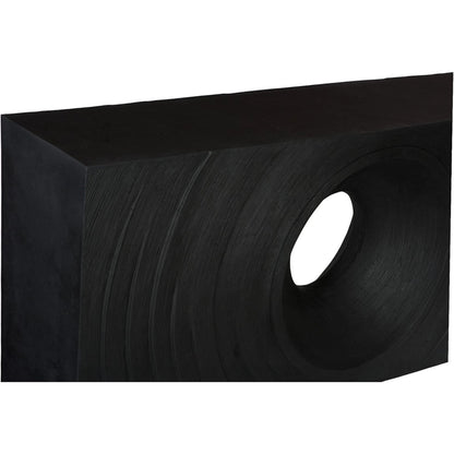 Void Console Table by Phillips Collection. Made from resin, stone composite in a modern style.