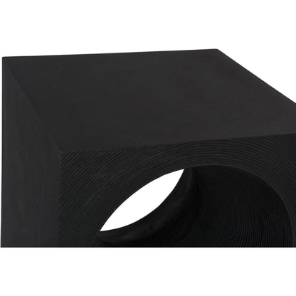 Void Side Table by Phillips Collection. Made from resin, stone composite in a unique style.