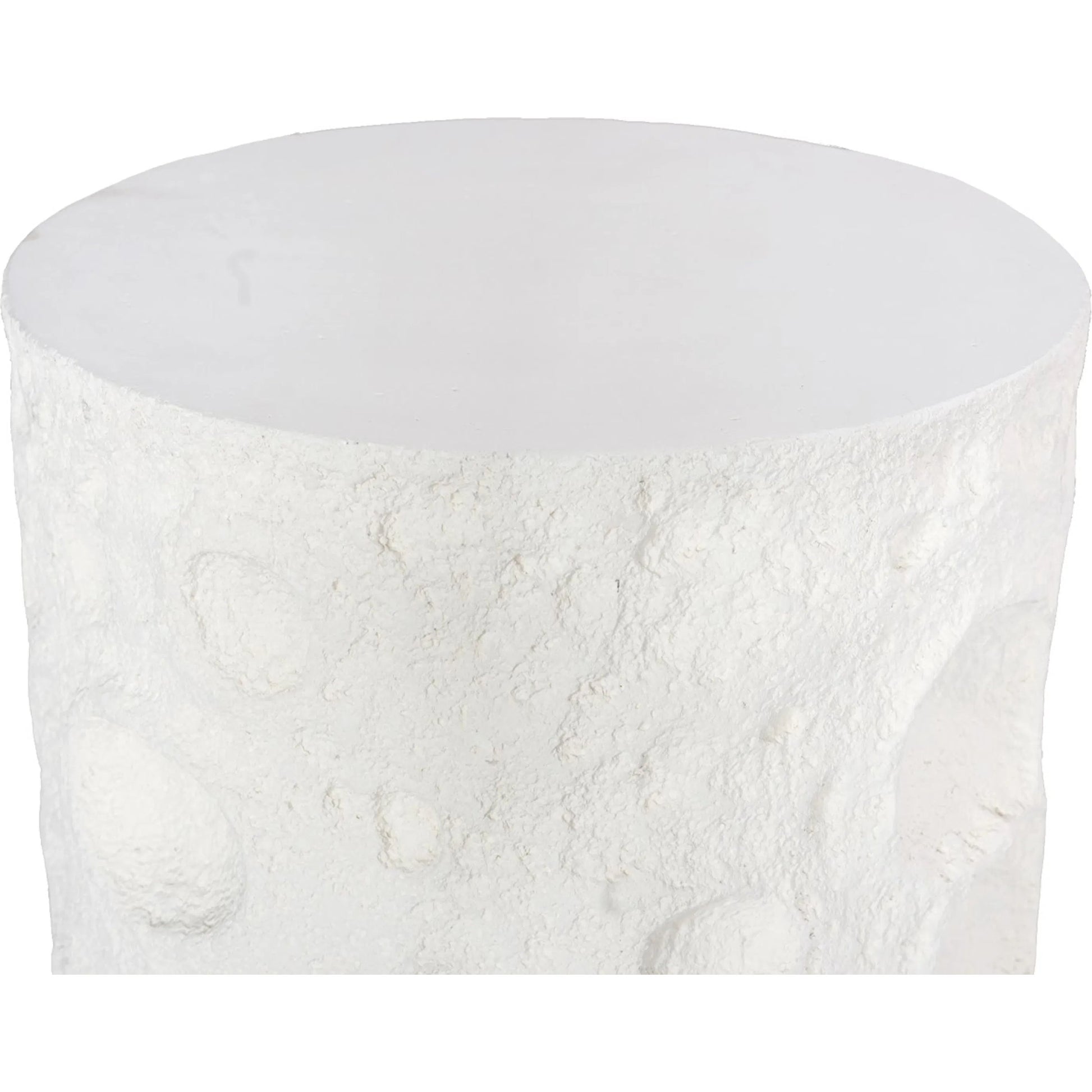 Crater Side Table by Phillips Collection. Made from resin, stone composite in a modern style.