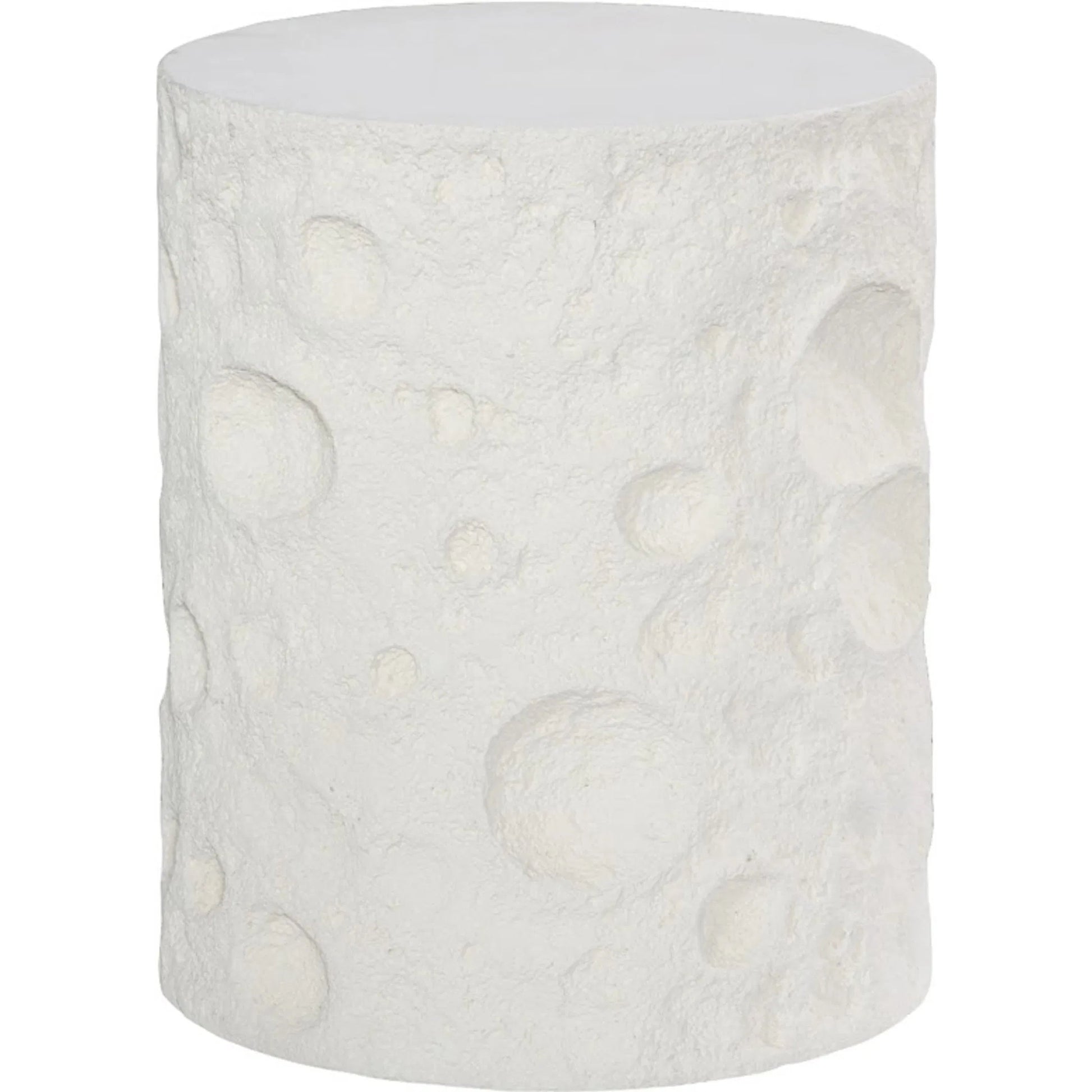 Crater Side Table by Phillips Collection. Made from resin, stone composite in a modern style.