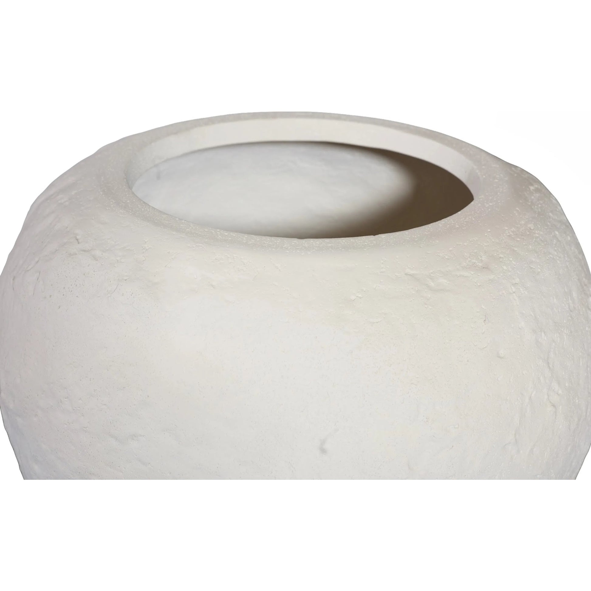 Aera Wide Planter by Phillips Collection. Made from resin, stone composite in a unique style.
