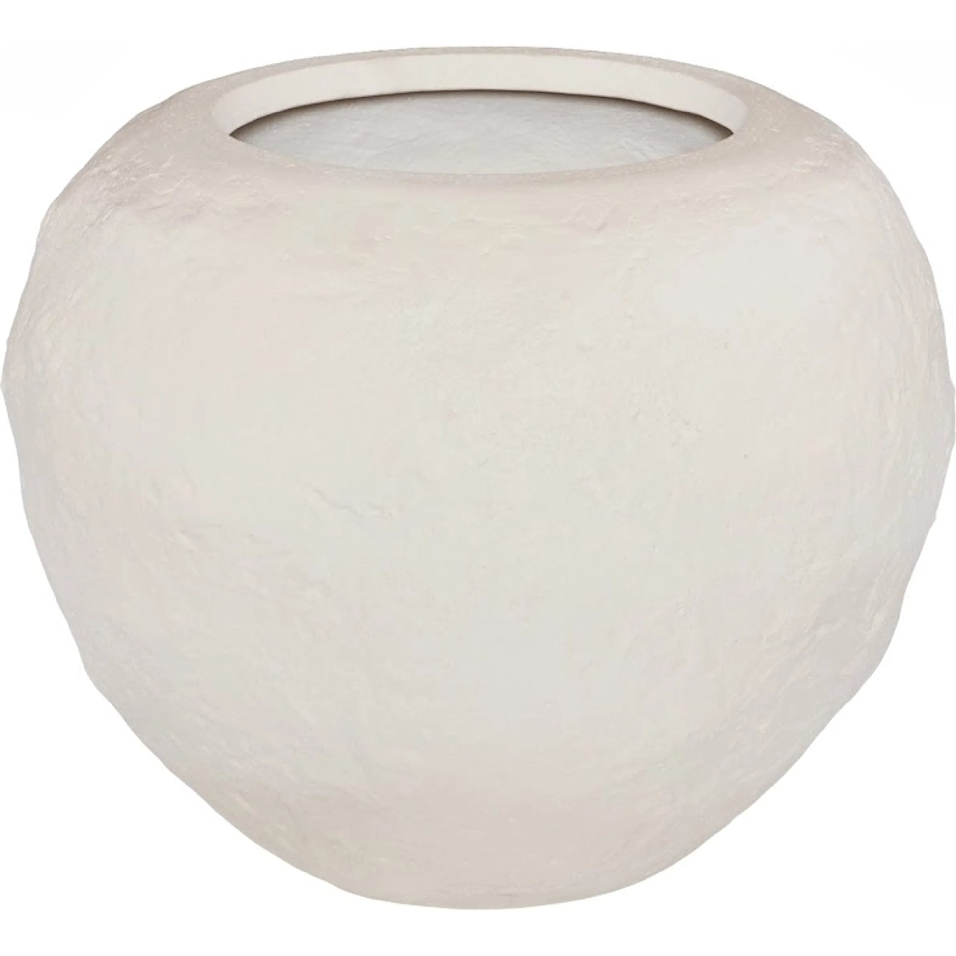 Aera Wide Planter by Phillips Collection. Made from resin, stone composite in a unique style.