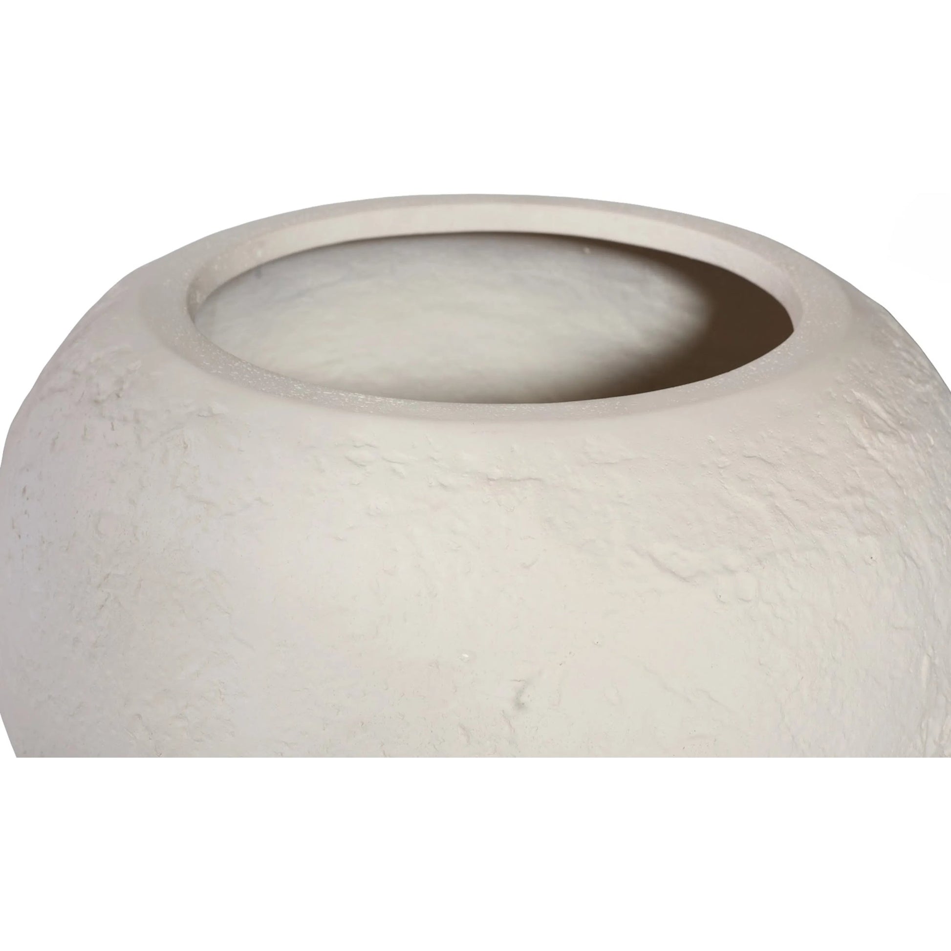 Aera Wide Planter by Phillips Collection. Made from resin, stone composite in a unique style.
