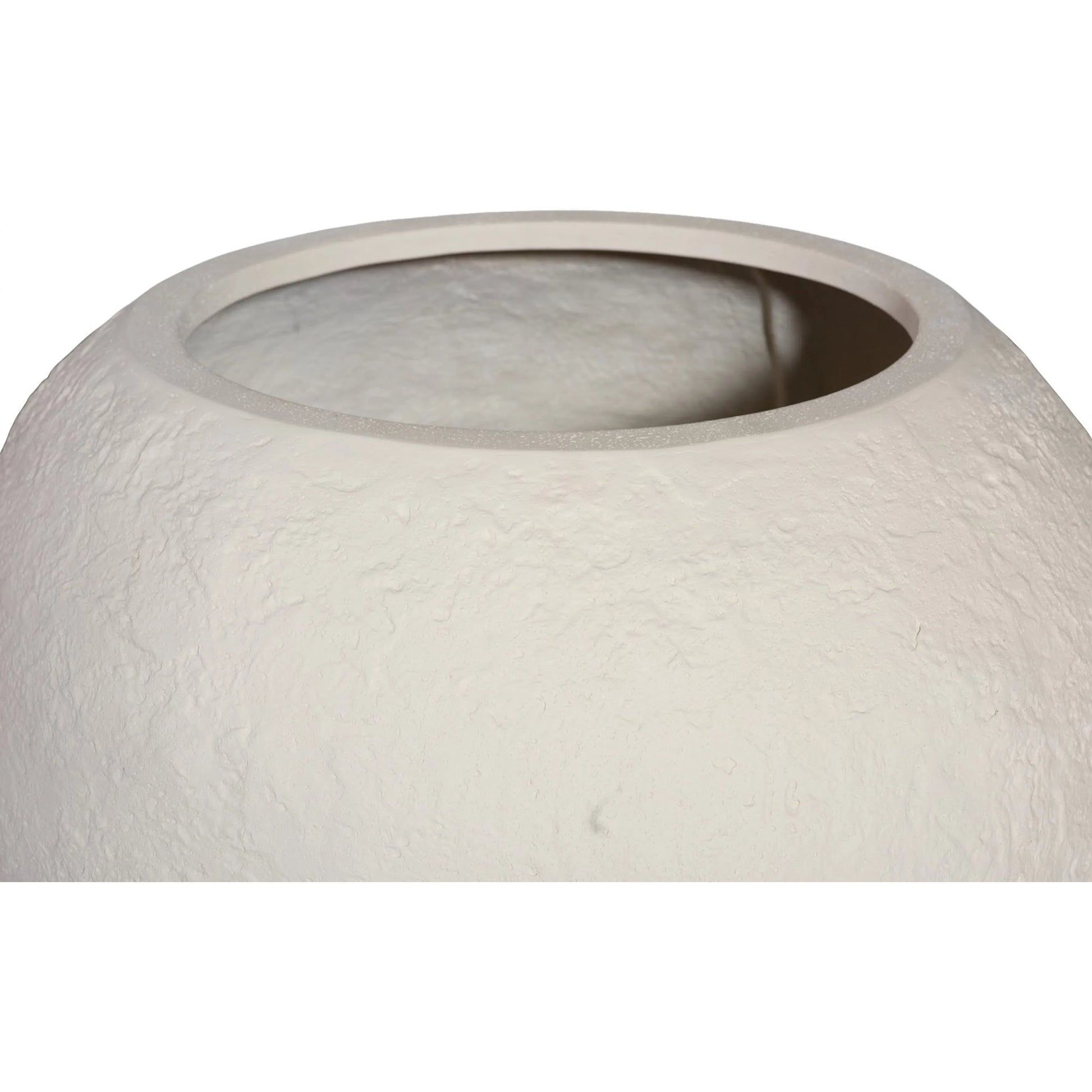 Aera Wide Planter by Phillips Collection. Made from resin, stone composite in a unique style.