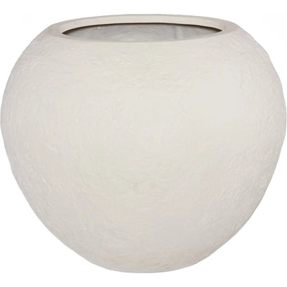 Aera Wide Planter by Phillips Collection. Made from resin, stone composite in a unique style.