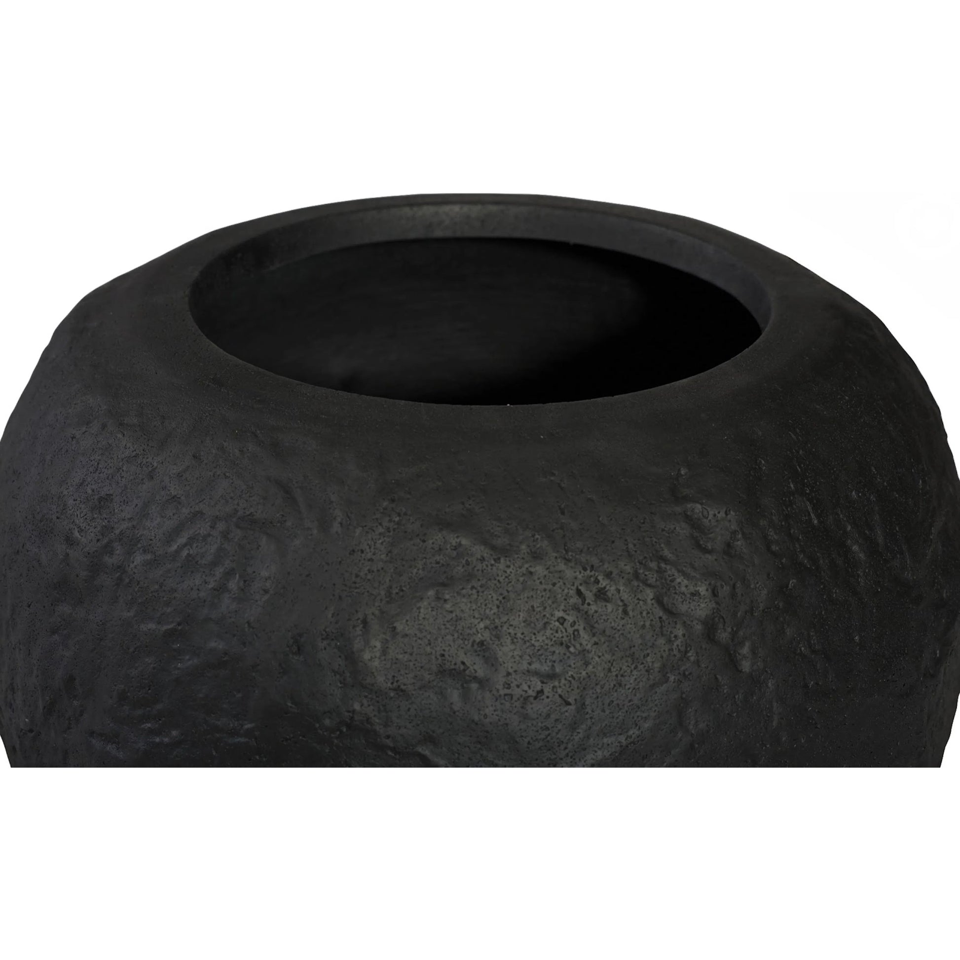 Aera Wide Planter by Phillips Collection. Made from resin, stone composite in a unique style.