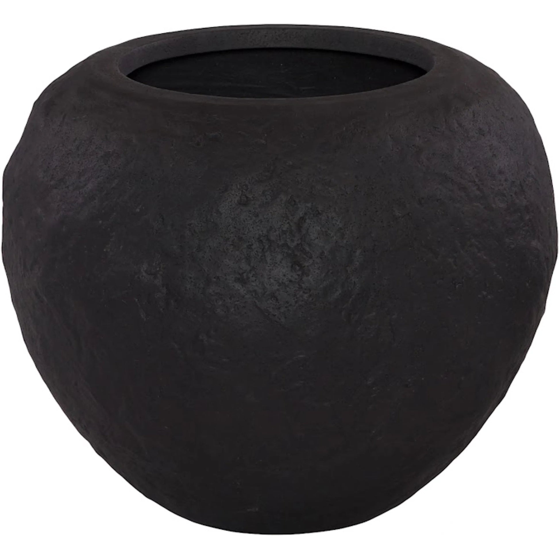 Aera Wide Planter by Phillips Collection. Made from resin, stone composite in a unique style.