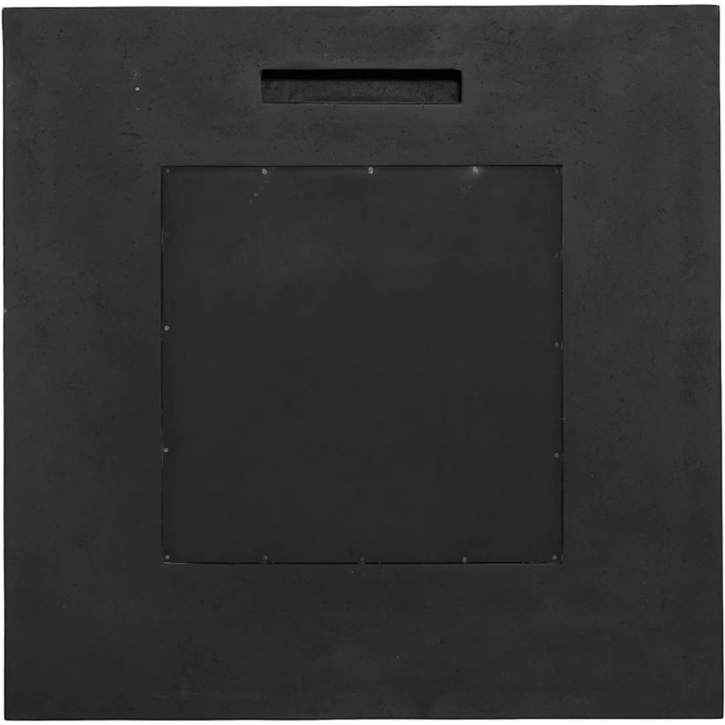 004 SI-2452544 | Additional Silo | Void Mirror by Phillips Collection in black and black stone. Made from resin in a unique style.