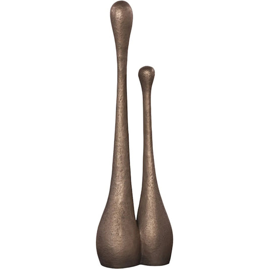 Duo Sculpture by Phillips Collection in bronze. Made from resin in a modern style.