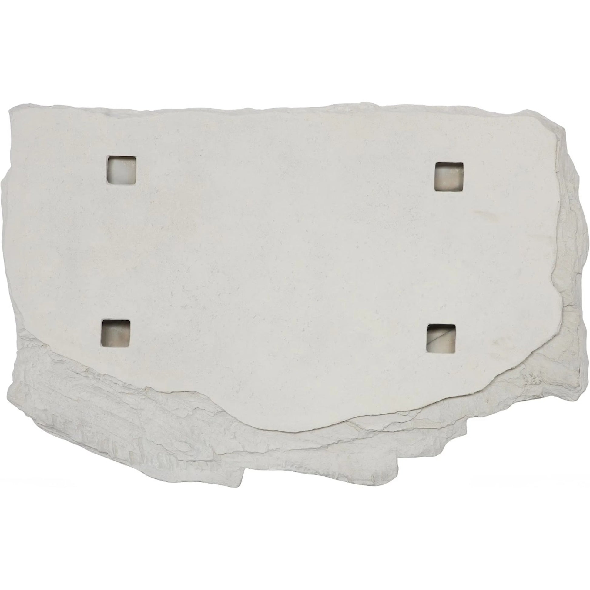 Stratified Cast Wall Art by Phillips Collection in roman stone. Made from resin, stone composite in a unique style.