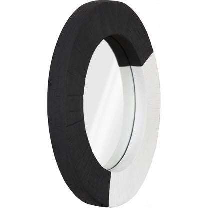 Eclipse Mirror by Phillips Collection in black, white. Made from glass, resin in a unique style.