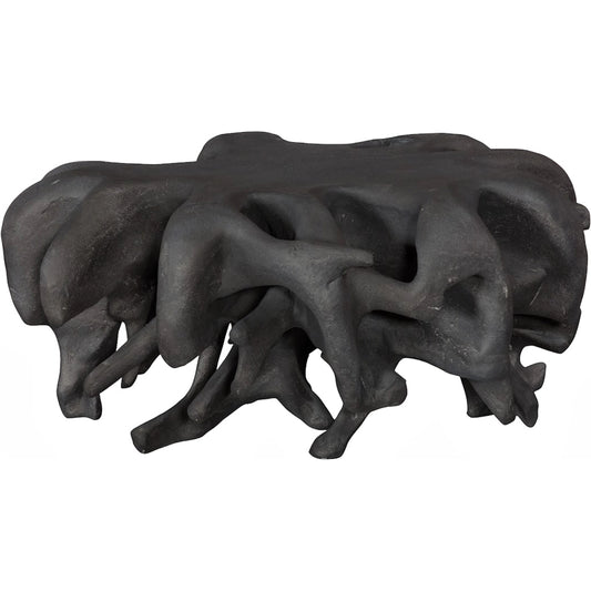 Cast Round Coffee Table by Phillips Collection. Made from resin, stone composite in a unique style.