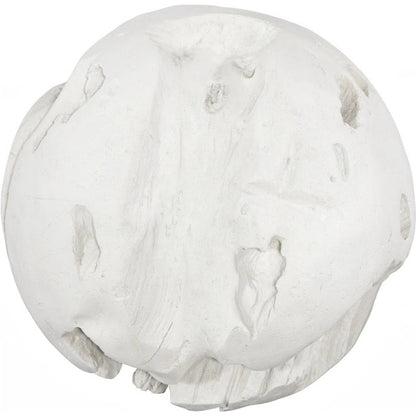 Cast Root Floor Ball by Phillips Collection. Made from resin, stone composite in a unique style.