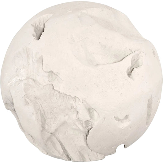 Cast Root Floor Ball by Phillips Collection. Made from resin, stone composite in a unique style.