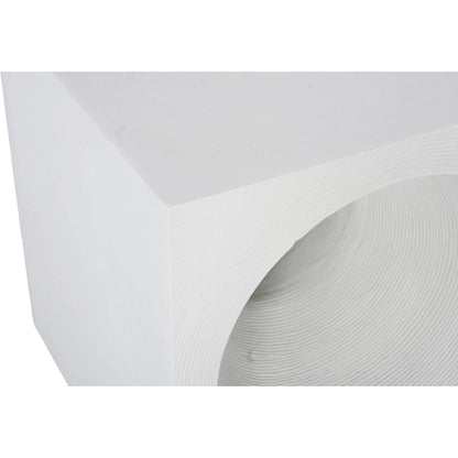 Void Side Table by Phillips Collection. Made from resin, stone composite in a unique style.