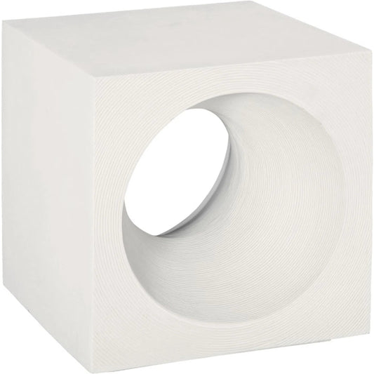 Void Side Table by Phillips Collection. Made from resin, stone composite in a unique style.