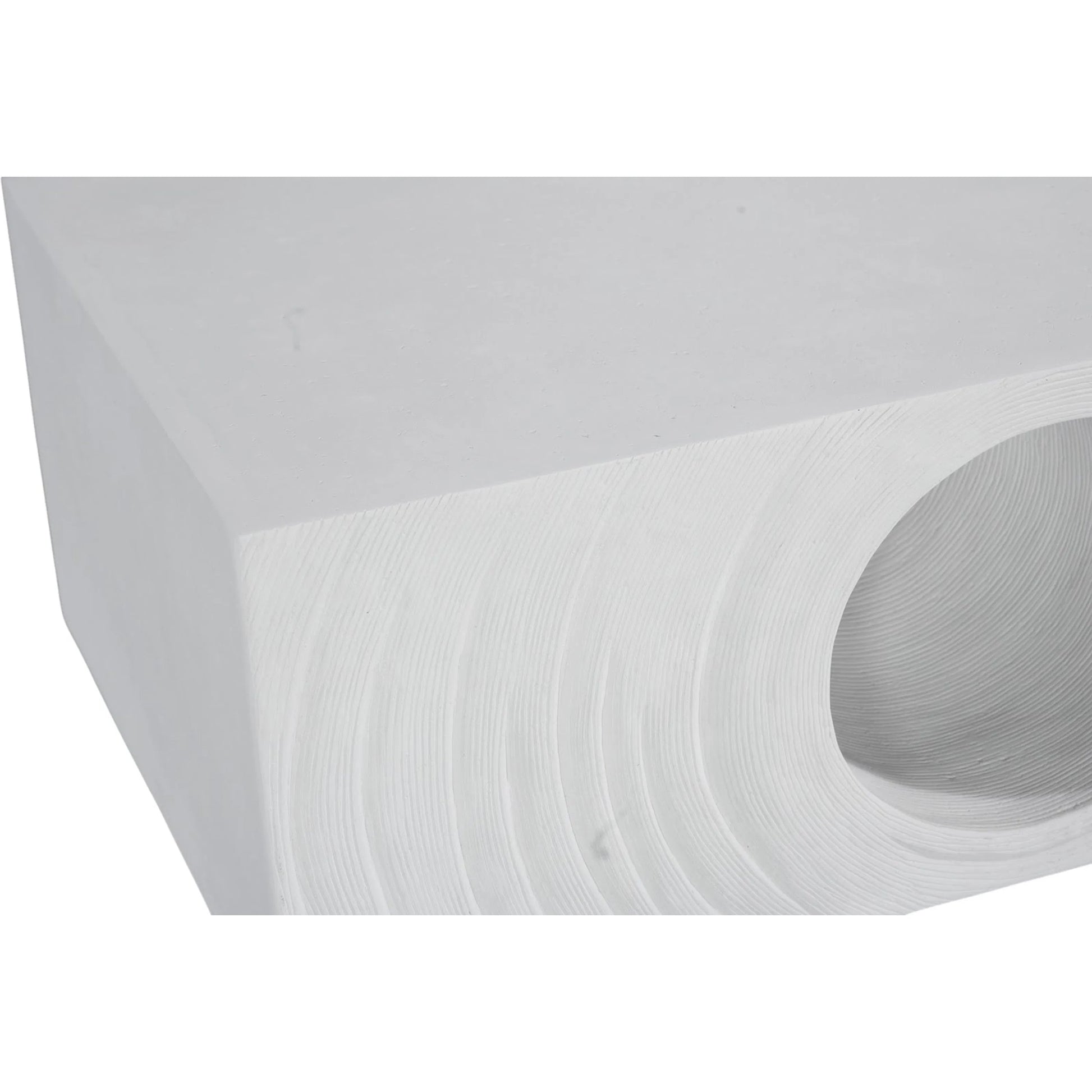 Void Coffee Table by Phillips Collection. Made from resin, stone composite in a modern style.