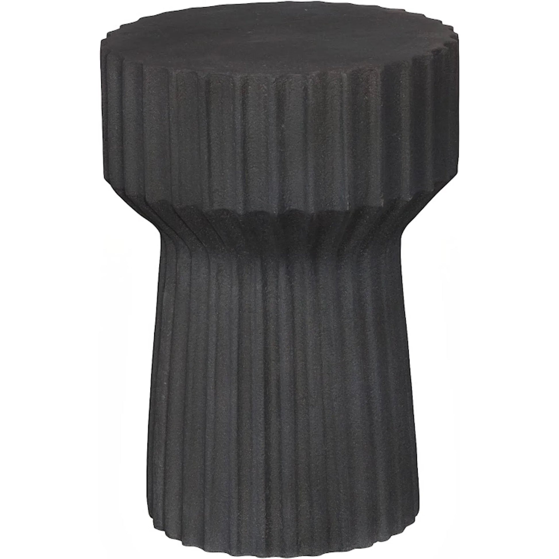 Vetra Side Table by Phillips Collection. Made from resin, stone composite in a unique style.