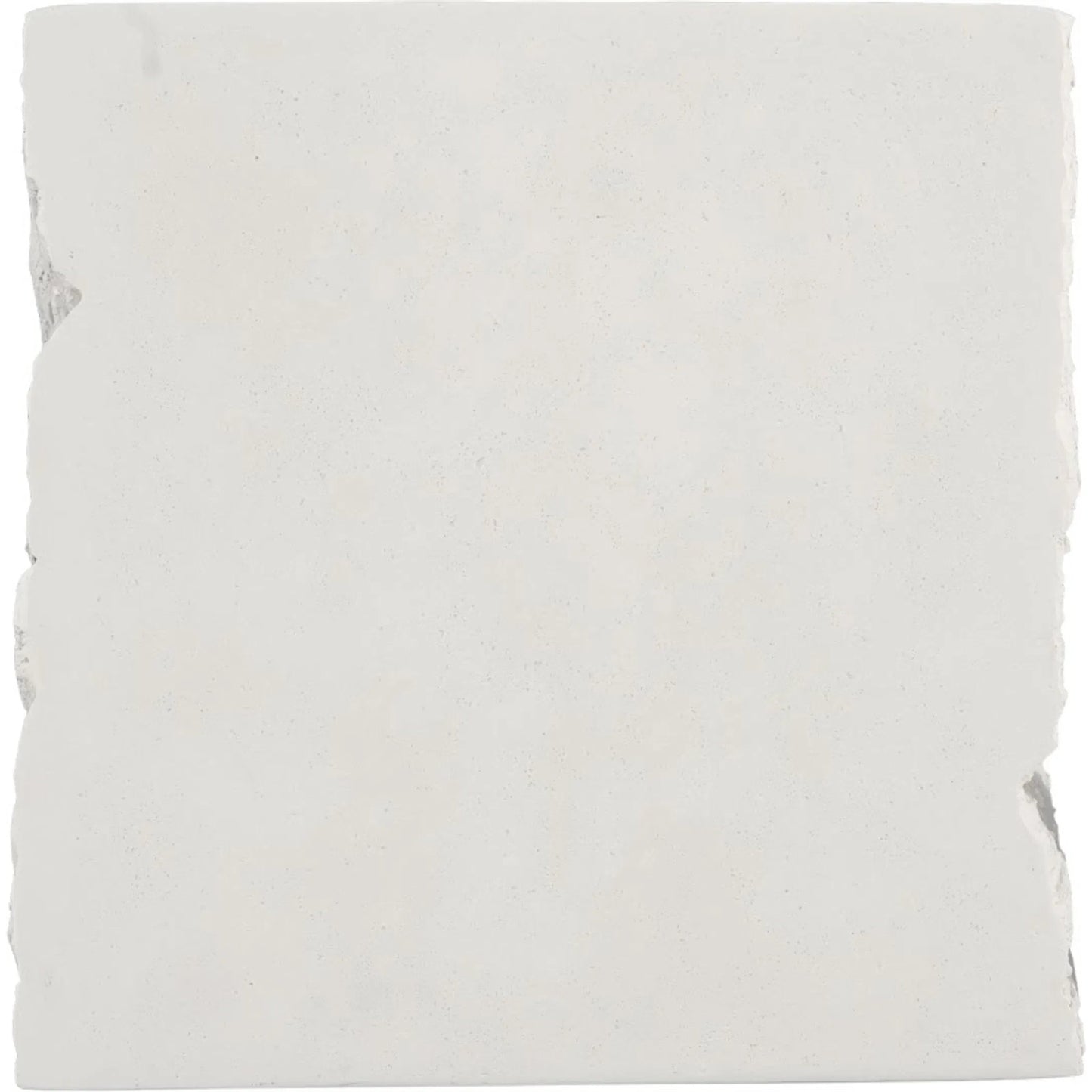002 SI-2527697 | Additional Silo | Shear Square Side Table by Phillips Collection in white stone. Made from resin, stone composite in a unique style.