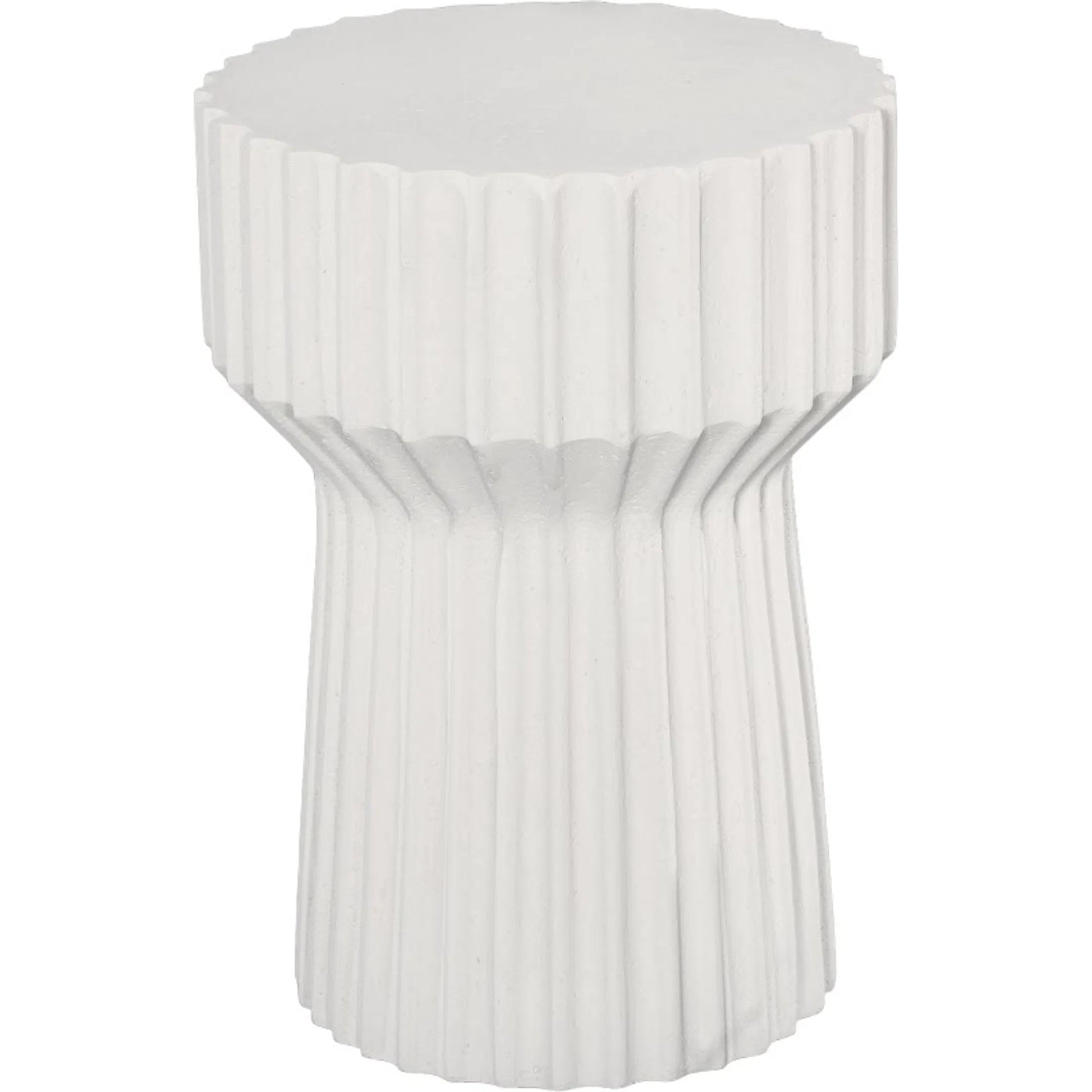 Vetra Side Table by Phillips Collection. Made from resin, stone composite in a unique style.