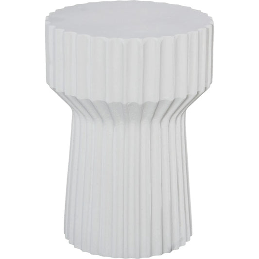 Vetra Side Table by Phillips Collection. Made from resin, stone composite in a unique style.