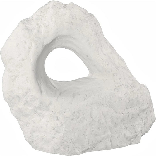 Cast Cheese Sculpture by Phillips Collection in roman stone. Made from resin, stone composite in a unique style.