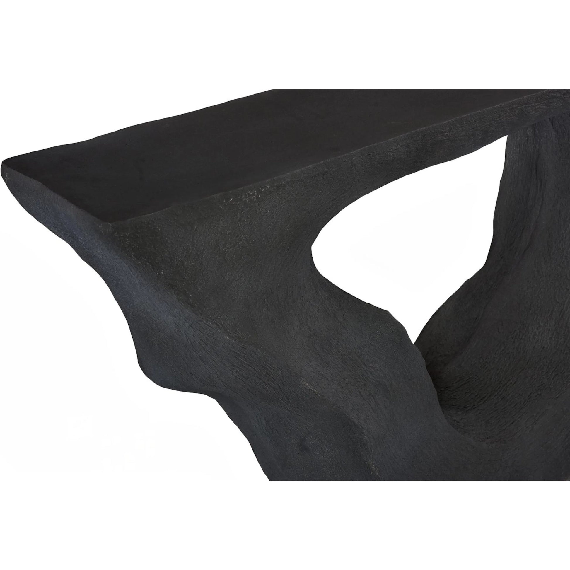 Strata Console by Phillips Collection. Made from resin, stone composite in a unique style.