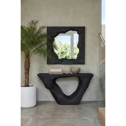 Strata Console by Phillips Collection. Made from resin, stone composite in a unique style.
