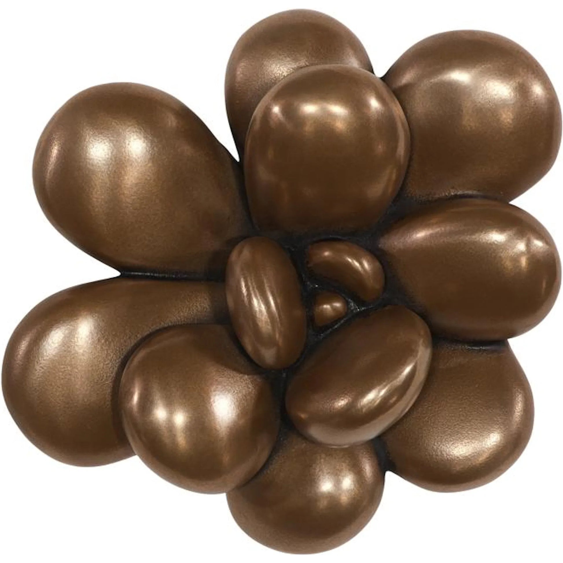Oviferum Succulent Wall Art Imperial by Phillips Collection in brown and bronze. Made from resin in a unique style.