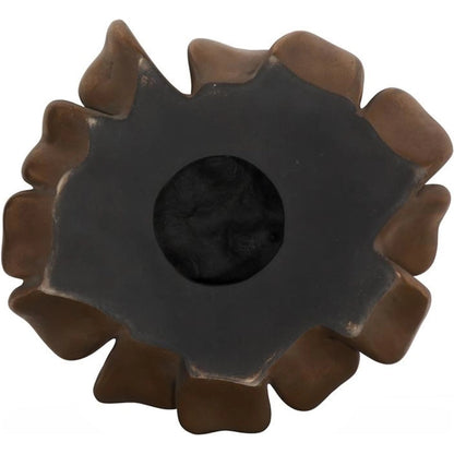 Topsy Turvy Succulent Wall Art Imperial by Phillips Collection in brown and bronze. Made from resin in a unique style.