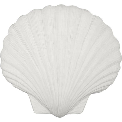 Sea Shell Wall Art by Phillips Collection in off white and white stone. Made from resin, stone composite in a unique style.
