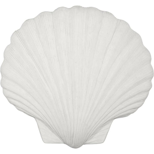 Sea Shell Wall Art by Phillips Collection in off white and white stone. Made from resin, stone composite in a unique style.