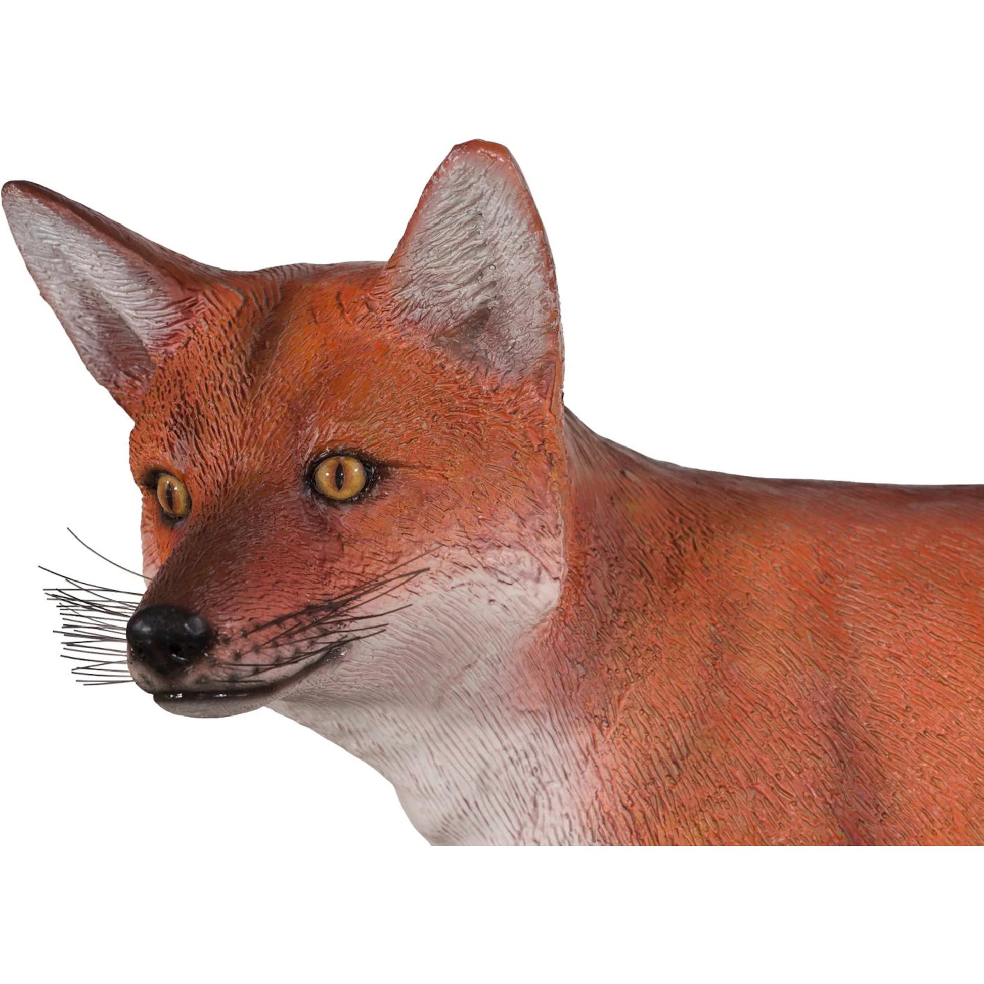 Fox Sculpture C by Phillips Collection in gel coat. Made from resin in a unique style.