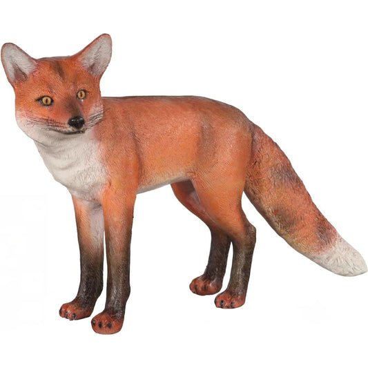 Fox Sculpture C by Phillips Collection in gel coat. Made from resin in a unique style.