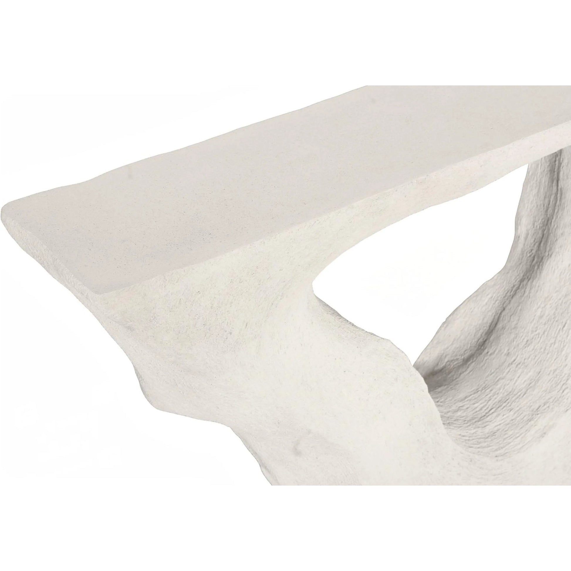 Strata Console by Phillips Collection. Made from resin, stone composite in a unique style.