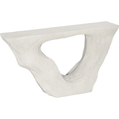Strata Console by Phillips Collection. Made from resin, stone composite in a unique style.