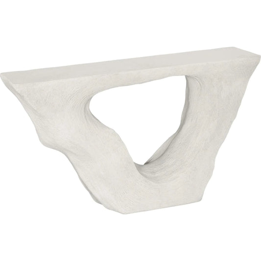 Strata Console by Phillips Collection. Made from resin, stone composite in a unique style.