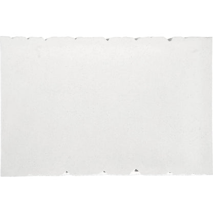 Shear Coffee Table Rectangle by Phillips Collection in white and white stone. Made from resin, stone composite in a unique style.