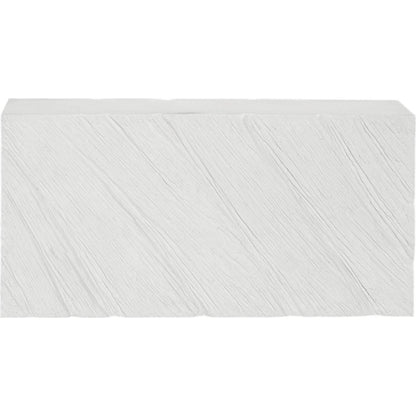 Shear Console Table Rectangle by Phillips Collection in white and white stone. Made from resin, stone composite in a unique style.