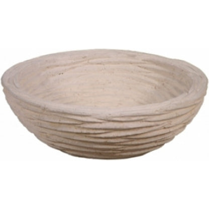 Waves Bowl by Phillips Collection in sandstone. Made from resin composite in a eclectic & global style.