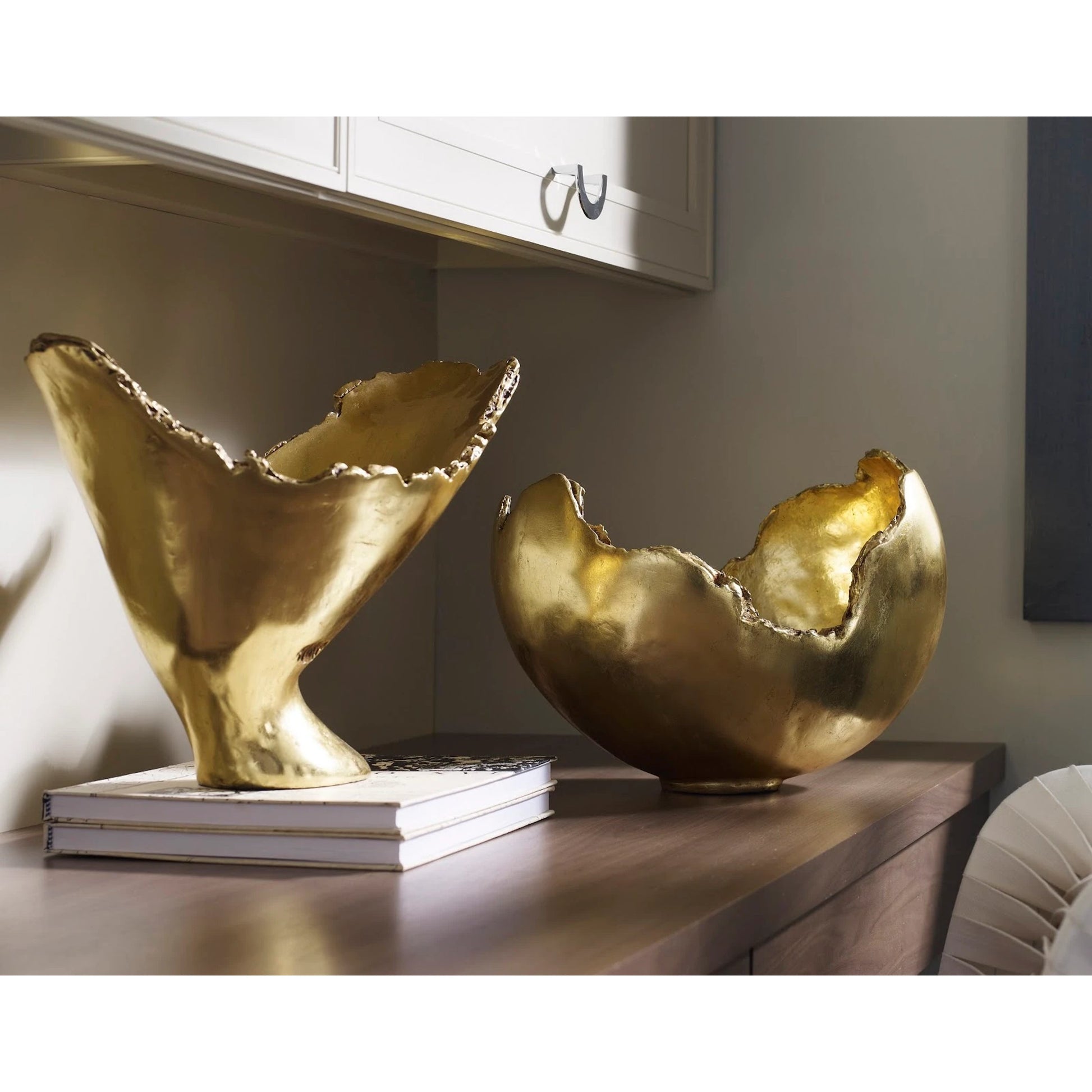Burled Vase by Phillips Collection. Made from resin in a modern style.