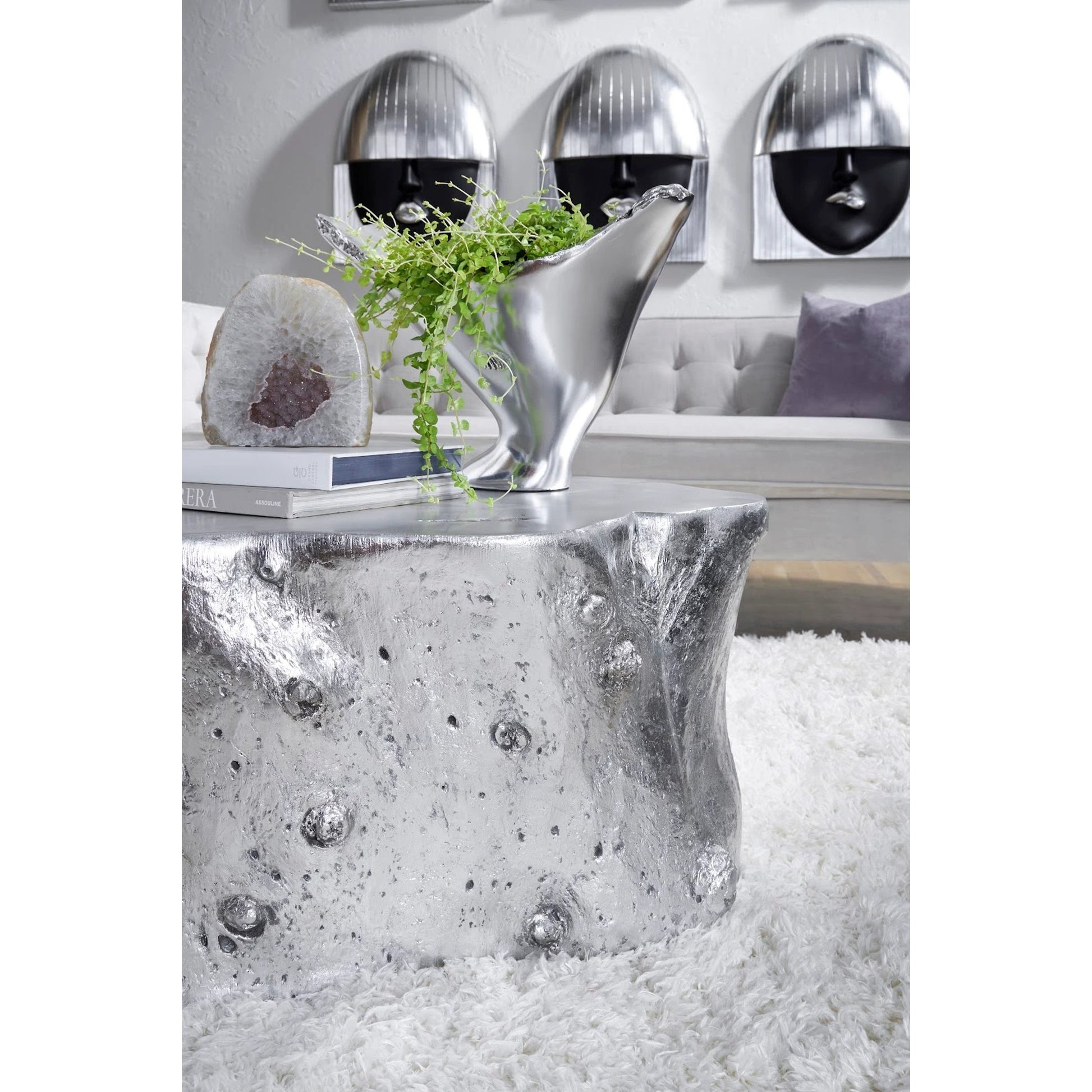 Burled Vase by Phillips Collection. Made from resin in a modern style.