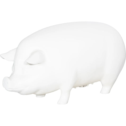 Pig Sculpture by Phillips Collection in off white. Made from resin in a modern style.