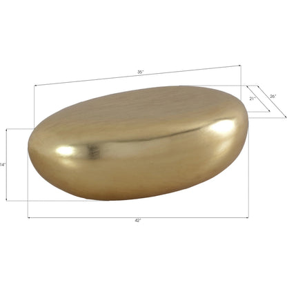 River Stone Coffee Table by Phillips Collection. Made from resin in a modern style.