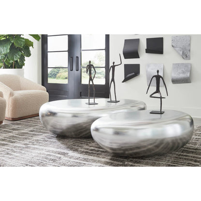 River Stone Coffee Table by Phillips Collection. Made from resin in a modern style.