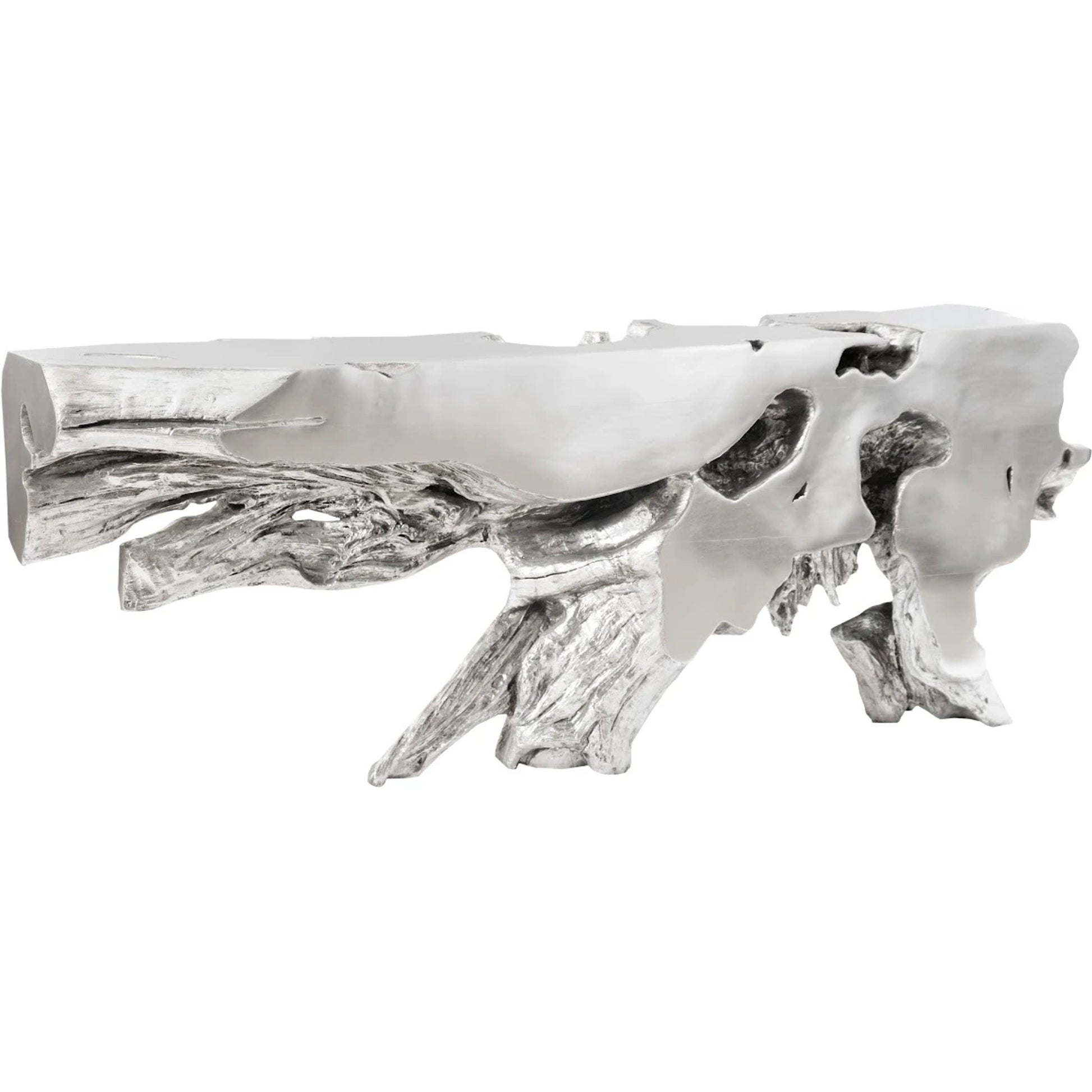 Freeform Console Table by Phillips Collection. Made from unique in a rustic style.